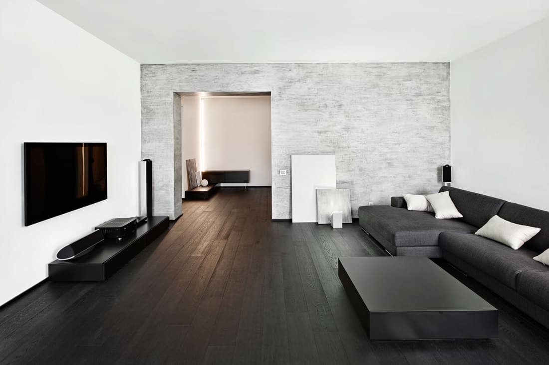 black flooring