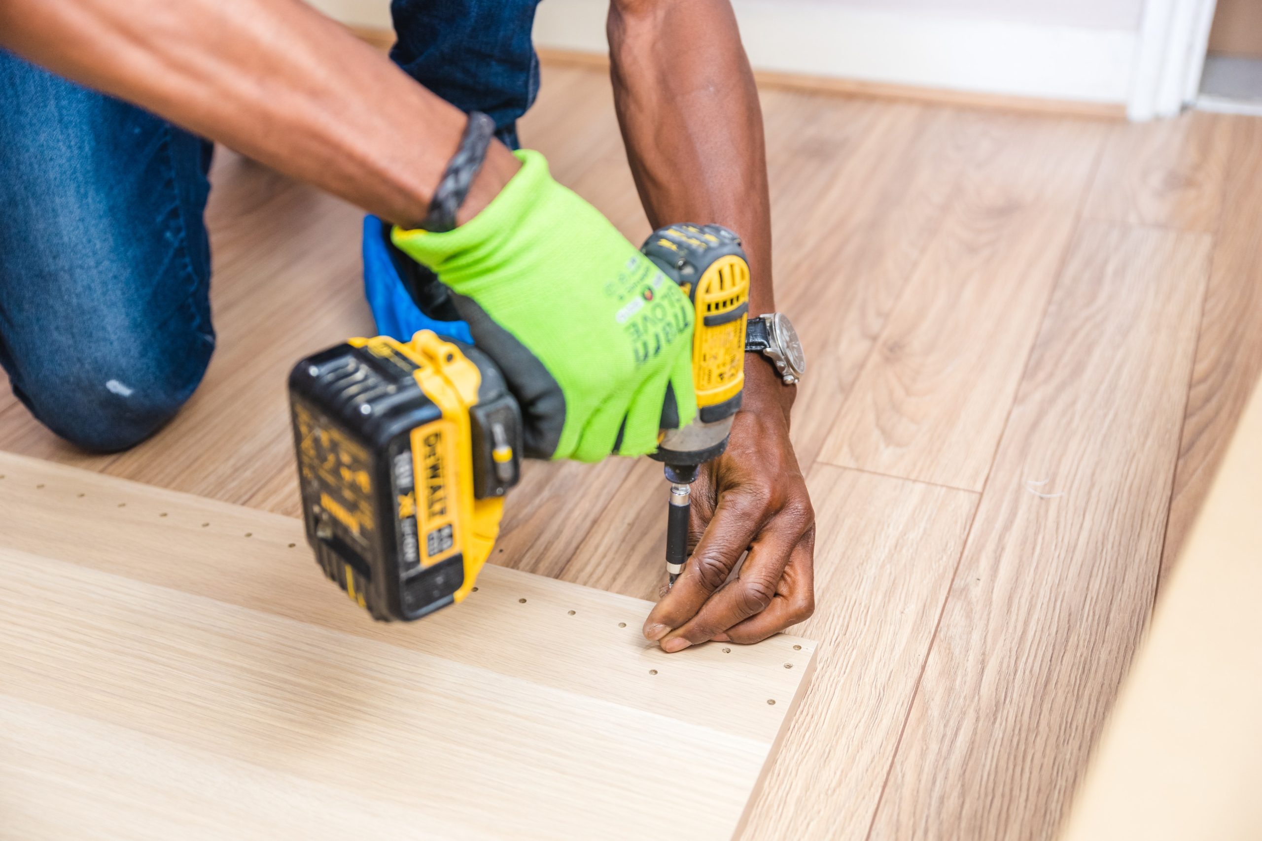 light wood flooring